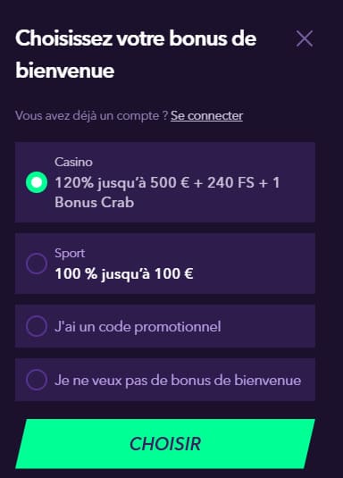 Naobet Casino inscription