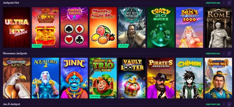 Naobet Casino jackpots